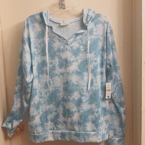 Bobbie Brooks Women's 1X Tie-dyed hoodie